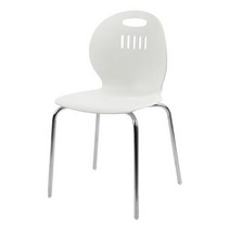 (착불배송) 크라운의자(분리형다리) C08, 화이트