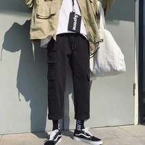[FS] 남자 힙합 카고 일자 데이트 패션룩 학생 바지 코디_#@^!82421004EA