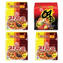 오뚜기 진짬뽕 130g 4입 3봉+ 열라면 120g 5입 1봉