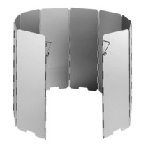 간편한 휴대용 낚시 캠핑용 버너바람막이 가림막, 1개, 실버 바람막이