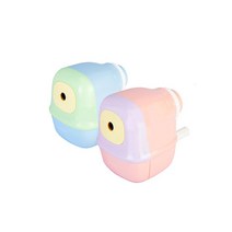 델리 마카롱 오토피드 회전식 손잡이 연필깎이 71157, 블루, 1개