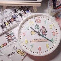 아이와 만드는 무소음 DIY 벽시계 만들기 풀 패키지, WC02_DIY벽시계