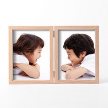 포토프레임 접이식 2단 액자 6x8 스토리액자