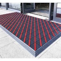 호텔 입구 매트 90x180 건물 카펫 미끄럼방지, 상세 페이지 참고, 레드 90x180cm