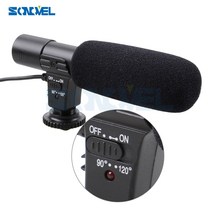 Mic 01 전문 카메라 외장 스테레오 마이크 니콘 호환 D7500 D7200 D5600 D5500 D5300 D5200 D3300 D810 D750 D500 D5 D4