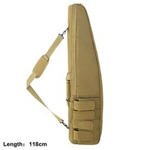 건케이스 권총가방 하드케이스 밀리터리 홀스터 118 CM 98CM 고밀도 나일론 라이플 케이스 가방 전술 Airsoft 총 소총 액세서리 사냥 배낭, Sand 118cm|CHINA