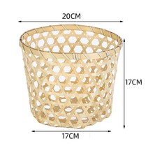 대나무소쿠리 나무채반 대나무 짠 제품 플 라크 침출 쌀 체 저장 바구니 수 제 Dustpan 세척 야채 과일, [01] A