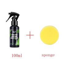 자동차 인테리어 부품 가죽 플라스틱 리노베이터 리프레싱 리스토어 폼 클리너 스프레이 리퍼비시 페, 02 100ml