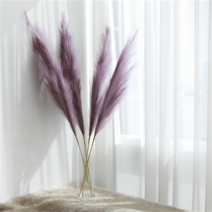 팜파스 핑크뮬리 조화 인조갈대 인테리어 조화 장식, (퍼플)