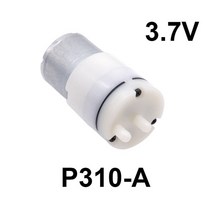온수 순환 펌프 보일러 모터 1pcs 310 진공 dc 6v 3.7v 워터 다이어프램 음압 전기 미니 스프레이 기계 부품, p310-a 3.7v