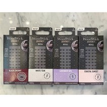 우드윅 NEW 오토벤트 차량용 방향제 리필 ( 4종 1택 ), 코스탈 선셋