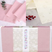전통포인트양단(동궁인디핑크) 한복원단 테이블보, 전통포인트양단(동궁인디핑크)180x35