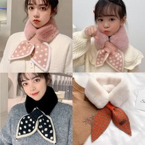 쇼션 끌리쥬 여성 여자 겨울 목도리 스카프 머플러 쁘띠