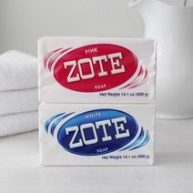 멕시코 ZOTE 천연비누 400g -3color, 화이트