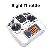 rc비행기 무선조종비행기 rc 헬리콥터 rc헬기Microzone Mc6c 2.4g 6ch 컨트롤러 송신기 수신기 라디오 시스, 04 Right Throttle