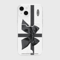 앤커버 BLACK SILK RIBBON-CLEAR(카드수납-젤리)