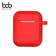bob 또아 에어팟 야광 범퍼케이스+버클+스트랩 3SET, 무선충전용에어팟_옐로우(스티커증정)