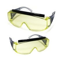 모두숍W72CEDD 산업용 시력 보호 경 무색 현장 고글 보안 안경 안전용품 투명 안전 안면구 눈 작업 면 용접