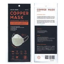 씨유라이프 코퍼 동 마스크 대형 1매입 대형, 10개