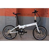 접이식 미니벨로 오리지널 미국 대형 폴딩바이크 다혼 KBA083 8단속접시찰 D8 알루, 01 흰색, 01 20인치