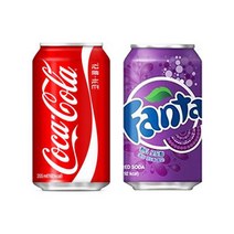 코카콜라 355ml 12캔+환타 포도 355ml 12캔