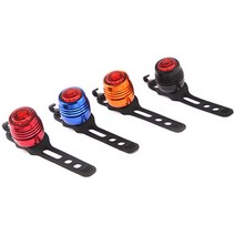 NK 메탈 전조등 후미등 자전거라이트 건전지포함, 1개, 메탈후미등 골드