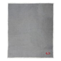 The Northwest Company NFL 로스앤젤레스 램스 미묘한 와플 셰르파 담요 127 x 152.4cm(50 x 60인치) 팀 색상, San Francisco 49ers
