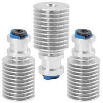 V6 라디에이터 1.75mm 알루미늄 냉각기 라디에이터 원격 내장 Bowden 파이프 조인트 클램프 (3 개), 하나, 은