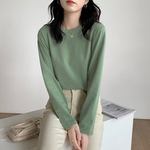 실제 샷 2022 년 초가을 새로운면 티셔츠 여성용 긴팔 느슨한 조커 흰색 간단한 셔츠 탑