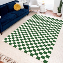 거실 체커보드러그 터프팅러그 침대 부엌 호텔욕실 체크발매트