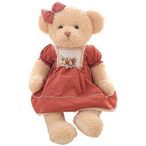 커플룩 전원 베어 인형 어린이 봉제 키즈 고양이 선물 장난감 캐릭터 인형 돼지, 옵션03, 45센티미터 (자석 모델)