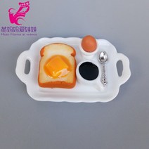 미니어쳐만들기 모형 DIY 바비 블라이스 Ob11 1/8 1/12 Bjd 인형용 미니 음식 인형 하우스 악세서리 빵 스무디 아이스크림 브레이크 퍼스트 에그 디너 세트, [25] A15