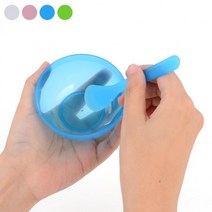 다목적 반투명 용기 세트 고무팩도구 고무팩볼 마사지, 녹색