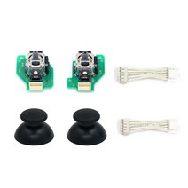 오른쪽 왼쪽 아날로그 3D 조이스틱 엄지 스틱 수리 센서 모듈 부품 Wii U Wiiu Gamepad Controller 용 인쇄 회로 보드, 패키지 A.