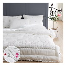 정원 꽃자수 피그먼트 차렵이불(SS) by효재