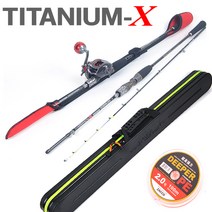 K-PRO 티타늄 TITAN 쭈꾸미 문어 낚시대+베이트릴+가방 세트, 쭈꾸미 좌핸들세트