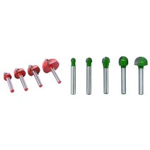 4Pcs 6Mm Shank Round Nose Cove Box Wood Router Bit Cutter & Ball Set, 01 라벤더