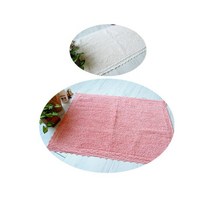 민박 매트 레이스 40 X 60 부분 인테리어 집발 화장실발 마감 숙소 테두리 신혼 2개입 욕실, 핸즈 카라 매트_아이보리