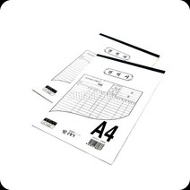 A4 견적서 30매 5개입 210 297mm 종이 수기견적서 서식지 사무용양식