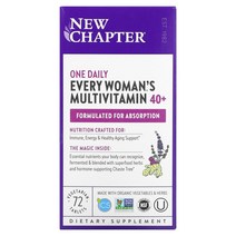 뉴챕터 New Chapter 40+ 에브리 우먼 원데일리 멀티비타민 식물성 72정, 1개