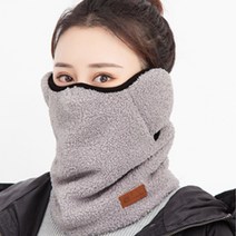 스키장 넥 워머 골프 털 안면 마스크 귀보온 귀마개 스포츠 골프장 여자 귀도리개