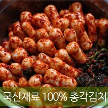 자연담음 알타리 총각김치 전라도김치 2kg 5kg (100% 국산재료), 1box