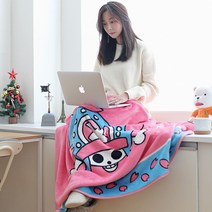 연예인담요 귀여운 캐릭터 학생 수험생 사무실 따뜻한 무릎 담요