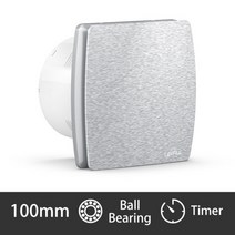 230v 4quot 타이머 스위치가있는 100mm 욕실 화장실 추출기 공기 환풍기 팬, 100mm 4인치, lfww-09qt, 220v 60hz