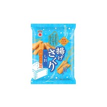 [이라운드몰]에치고 제과 아게 시오 튀긴 쌀과자 소금맛 80g x 20개묶음, 아게 시오 소금맛 80g    20개묶음, 옵션선택