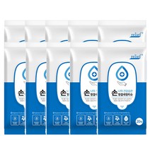 릴리프 손청결 세정티슈 캡형, 20매, 10개