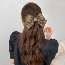 미다미 베이 빅 실키 리본 부티크 자동핀