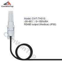 RS485 Modbus 방수 온도 습도 센서 프로브, cwt-th01s