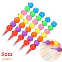 5PCS 만화 웃는 얼굴 연필 아이 선물 공짜 장난감 다시 학교 상 현재 생일 파티 호의 Pinata, 01 5PCS