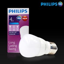 필립스 LED전구 4W LED형광등 조명, 단품, 색상:주광색